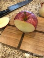 img 1 attached to Cut Veggies Easily With COOKDUO Veggie Gripper & Round Cutting Board! review by Christine Brown