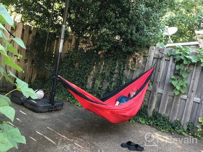 img 1 attached to Outdoor Adventure Made Easy With MalloMe Portable Hammocks - Perfect For Camping, Backpacking, And Traveling! review by Brandon Hayes