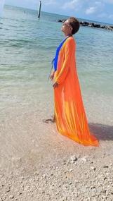 img 6 attached to Сетчатое платье с длинными рукавами и завязками спереди — сексуальное и прозрачное для пляжа