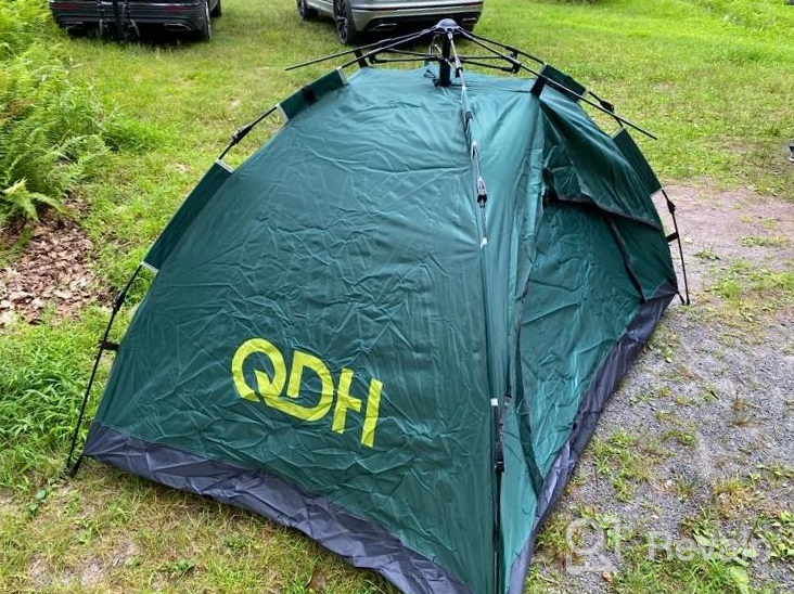 img 1 attached to Ultralight Instant Pop Up Tent For Camping And Backpacking - Portable 2 Person Cabana Beach Tent With Screen Door - Easy Set Up And Carry For Outdoor Adventures review by John Arsov