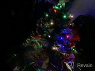 img 1 attached to Mini Christmas Tree Set With Purple LED Lights - Perfect For Indoor Tabletop Decoration! review by Andrea Olson