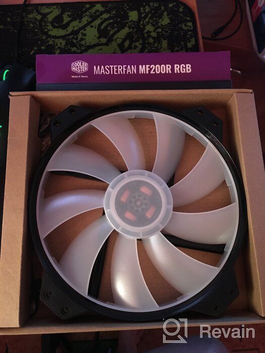 img 3 attached to Cooler Master MasterFan MF200R: Ultimate 🌀 200mm ARGB Addressable RGB Fan for Superior Cooling review by Ada Kiepura ᠌