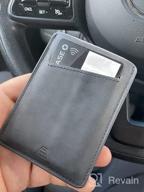 img 1 attached to Andar Minimalist Leather Wallet with Pocket for Essential Carry review by Joe Roberts