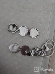 img 5 attached to WUSUANEDangel Wings Keychain: Expandable Photo Locket Jewelry Souvenir, Perfect Memorial Gift