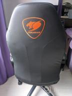 img 2 attached to Gaming chair COUGAR Fusion, upholstery: imitation leather, color: black/orange review by Agata Siejwa ᠌