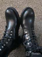 img 1 attached to Katliu Women'S Military Combat Lace Up Ankle Boots - Durable & Stylish Footwear For Any Adventure! review by Cheryl Wilson