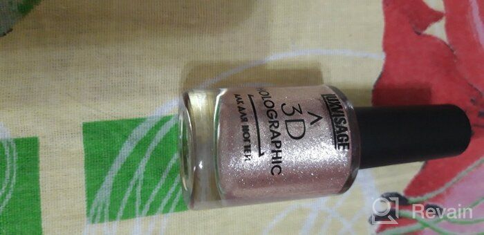 img 1 attached to 💎 LUXVISAGE 3D Holographic Nail Polish, 701 - Cold Diamond review by Agata Strzalek ᠌