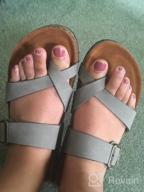 img 1 attached to Stylish Thong Strap Sandals With Buckle Detail For Women By DailyShoes review by Montrell Copeland