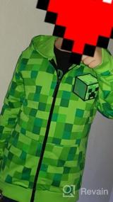 img 5 attached to 💻 Minecraft Creeper Hoodie for Boys: Perfect for Your Little Gamers!