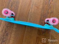 img 1 attached to Cruiser Skateboard for Girls Kids Ages 6-12, Complete 22 Inch Mini Standard Skateboard review by Eddie Man