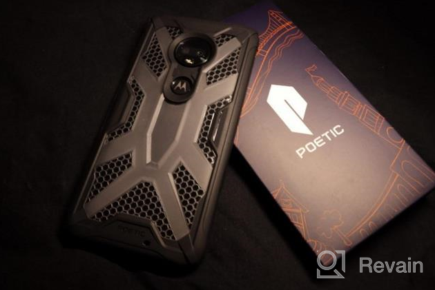 img 1 attached to Moto G7 Case By Poetic - Premium Hybrid Protective Bumper Cover, Military Grade Drop Tested, Affinity Series (NOT Compatible With Moto G7 Power Or Play), Frost Clear/Black review by Kathy Wilking