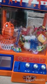 img 8 attached to Bundaloo Slam Dunk Claw Machine - Interactive Candy Grabber For Children With Music And Reusable Tokens