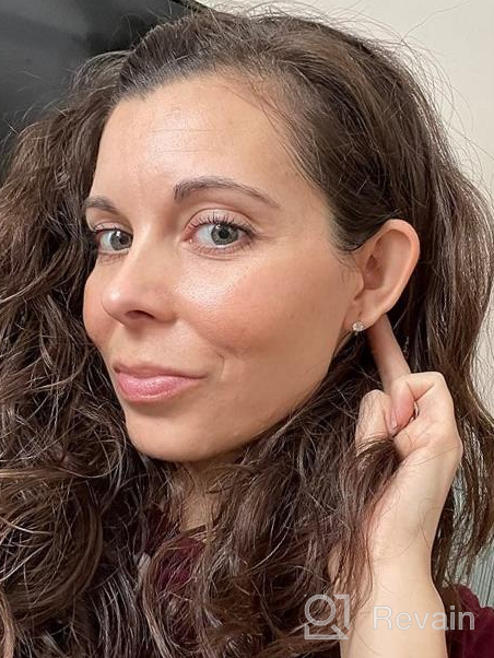 img 1 attached to Hypoallergenic Jewelry: Small Gold Plated Silver Huggie Earrings 🌸 for Women and Girls - Sterling Silver Hoop Cuff Earrings review by Ben Cooper