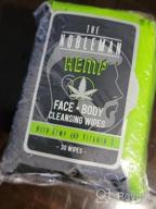 img 1 attached to Men'S Hemp Face + Body Cleansing Wipes - 60Ct review by Richard Bowens