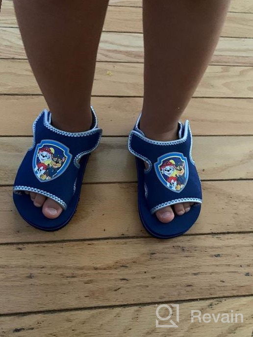 img 1 attached to Josmo Kids Unisex-Child Paw Patrol Velcro Sandal with Toddler/Little Kid Sizing Option review by Jason Hill