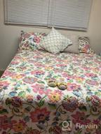 img 1 attached to Get Cozy With Mohap Reversible Quilt Set- Twin Size, Hypoallergenic, All-Season - Pattern#5 review by Bradley Mutha