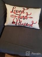 img 1 attached to Set The Mood For Love With Ueerdand'S Buffalo Plaid Valentines Day Pillow Covers- Set Of 4 review by Timothy Johnson
