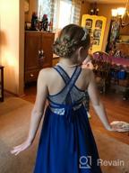 img 1 attached to 👗 Sparkling Elegance: Happy Rose Bling Sequins Chiffon Dresses for Girls review by Dave Hess