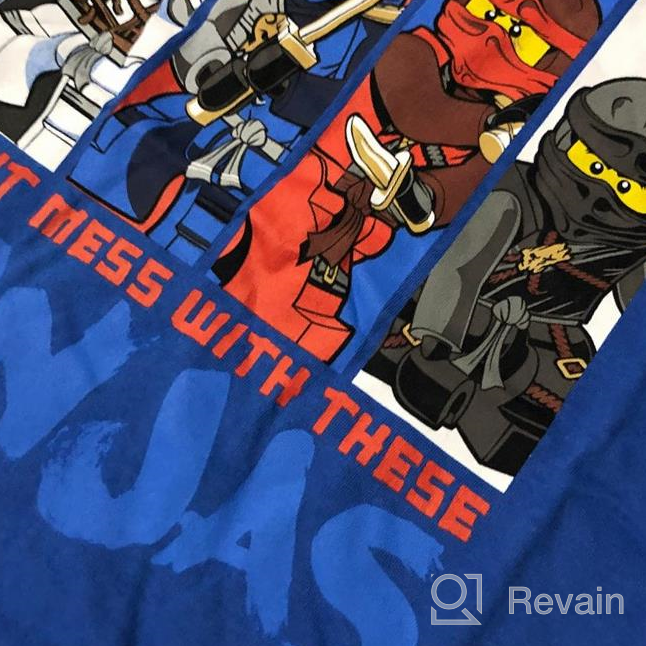 img 1 attached to 🐱 LEGO Boys Ninjago Don't Mess with The Ninja's T-Shirt: Unleash their Inner Ninja Power! review by Juice Jali