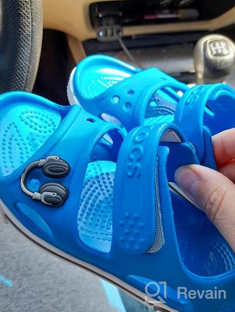 img 1 attached to 👶 Crocband Sandal Toddler Boys' Shoes - Crocs Unisex Footwear review by Doug Darling