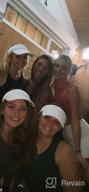 img 1 attached to 🧢 Stylish and Comfortable Sun Visors for Women and Girls, featuring Long Brim, Soft Sweatband, and Adjustable Fit review by Toby Galbraith
