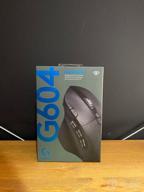 img 3 attached to Black Logitech G604 LIGHTSPEED Wireless Gaming Mouse - Up to 240 Hour Battery Life, Dual Wireless Modes, 15 Programmable Controls, Hyper-Fast Scroll Wheel review by Amit Amit ᠌