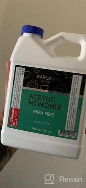 img 1 attached to Karlash Professional Acrylic Liquid 4 Oz Monomer MMA FREE For Doing Acrylic Nails, MMA Free, Ultra Shine And Strong Nail review by Joseph Neal