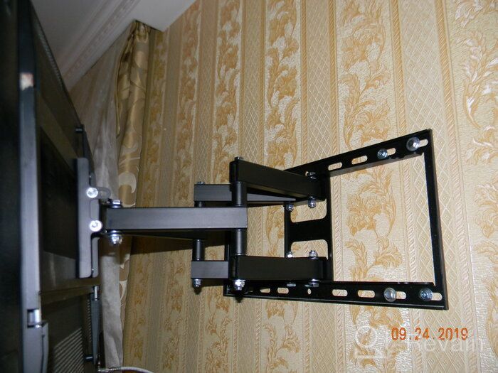 img 2 attached to 🐍 Black COBRA-50 Wall Mount Bracket for Multimedia Arm review by Mei Liana ᠌