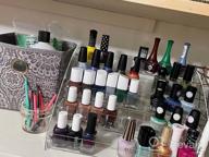 img 1 attached to 5-Layer Acrylic Nail Polish Organizer - Holds Up To 60 Bottles Of Essential Oils & Jewelry Makeup! review by Charles Lewis