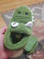 картинка 1 прикреплена к отзыву Warm And Cute Dinosaur House Slippers For Boys And Girls - Perfect For Winter Indoor Wear от Patrick Jarvis