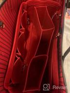 img 1 attached to Revamp Your LV Neverfull GM With AlgorithmBags Cherry Luxury Purse Organizer Insert & Divider review by Max Guerrero