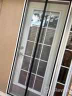 img 1 attached to YUFER Heavy Duty Magnetic Screen Door For 30X80 Doors - Fiberglass Mesh Screen With Magnets For Easy Installation On Sliding, Front, And Entry Doors - Screen Size 32X81 Inches review by Troy Tec