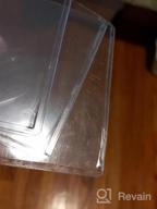 img 1 attached to 200Ct Toploaders Card Sleeves For Trading Cards, 3X4 Baseball Card Protectors Holder Hard Plastic Case Fit MTG Yugioh Football + 400 Penny Card Sleeves review by Barbara Simmons