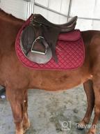 img 1 attached to Adjustable Memory Foam Correction Half Saddle Pad For Enhanced Equine Comfort By ECP review by Matthew Hoang