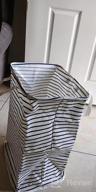 img 1 attached to Collapsible Laundry Hamper With Long Carry Handle And Waterproof Design - 72L Capacity For Clothes, Toys, And More - Includes Washing Bag review by Brandon Reynolds