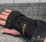 img 1 attached to Experience Relief With BERTER Night Support Wrist Brace For Carpal Tunnel, Adjustable Splint For Men And Women With 3 Stays For Tendonitis, Arthritis, And Sprains (Right Hand) review by Calvin Booker