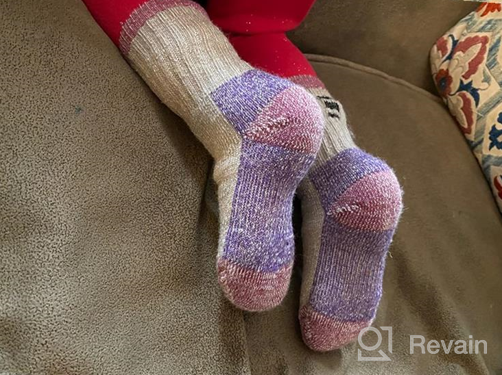 img 1 attached to Merino Wool Hiking Socks for 🧦 Kids - Pack of 3 by MERIWOOL review by Jessica Bohannon