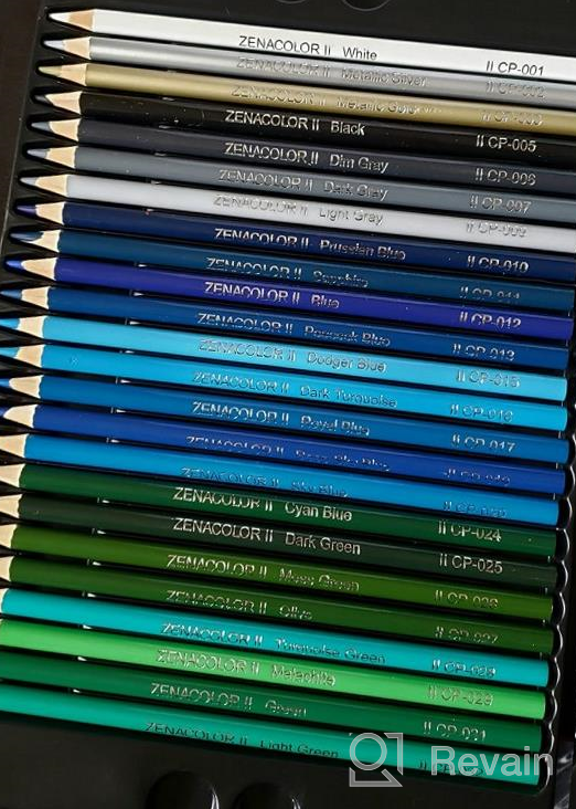 img 1 attached to Zenacolor 72 Colored Pencils Set: High-Quality Numbered Art Supplies For Adult Coloring Books, Artists, And Enthusiasts review by Jeff Richmond