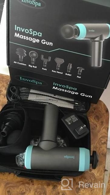 img 1 attached to Maximize Your Athletic Performance With A Handheld Muscle Massage Gun - Deep Tissue, Percussive Massager For Neck, Back, And More review by Brenda Hofheins