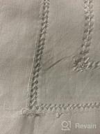 img 1 attached to Handmade White Linen Table Runner With Hemstitch Detailing - Machine Washable, 16 X 90 Inches Long, Ideal For Dining Tables review by Cindy Franklin