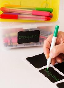 img 3 attached to Create Colorful Chalk Art With Cestari Kitchen'S Green Liquid Chalk Marker With 2Mm Fine Tip – Perfect For Writing And Drawing On Chalkboards And Labels!
