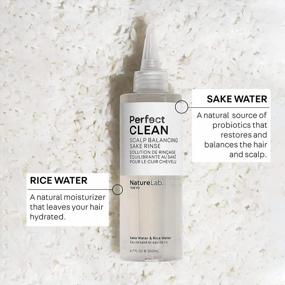 img 2 attached to NatureLab Tokyo Perfect Clean Scalp Balancing Sake Rinse: Removing Product Build-Up And Impurities For Optimal Scalp Health 7 FL OZ / 200 ML