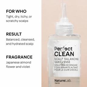 img 3 attached to NatureLab Tokyo Perfect Clean Scalp Balancing Sake Rinse: Removing Product Build-Up And Impurities For Optimal Scalp Health 7 FL OZ / 200 ML