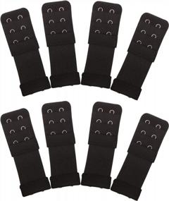 img 2 attached to 8-Pack Senkary Elastic Bra Extenders With 2 Hooks And 3 Rows For Women'S Bras