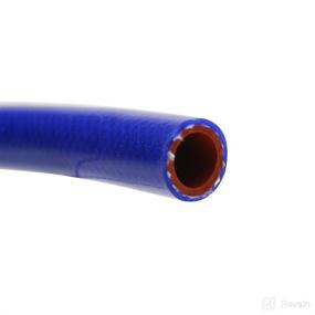 img 1 attached to 🔵 HPS 5/16 inch ID blue high temperature reinforced silicone heater hose - 10ft roll, Maximum Working Pressure 85 psi, Maximum Temperature Rating: 350°F, Bend Radius: 1-1/4 inch