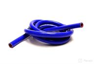 🔵 hps 5/16 inch id blue high temperature reinforced silicone heater hose - 10ft roll, maximum working pressure 85 psi, maximum temperature rating: 350°f, bend radius: 1-1/4 inch logo