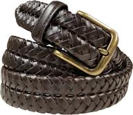 👗 2021 braided genuine leather women's belts - stylish casual accessories logo