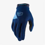 ultimate protection: lightweight 100% ridecamp men's motocross & mountain biking gloves - mtb & dirt bike riding gear (sm - navy) logo