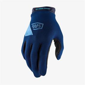 img 1 attached to Ultimate Protection: Lightweight 100% RIDECAMP Men's Motocross & Mountain Biking Gloves - MTB & Dirt Bike Riding Gear (SM - NAVY)