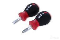 wiha 31191 stubby screwdriver set - 1/4 by 1-inch slotted & stubby phillips #2 by 1-inch - softfinish handle (seo optimized) logo